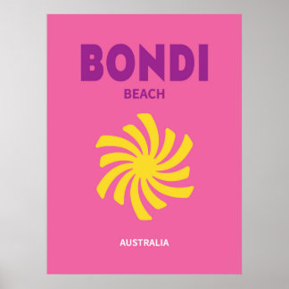 Bondi Beach Australië Poster
