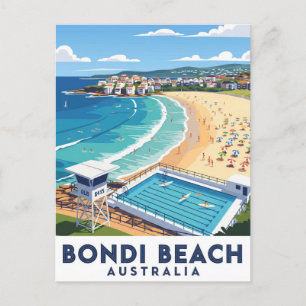 Bondi Beach Australië Reizen Briefkaart