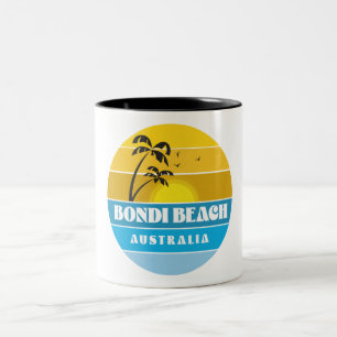 Bondi Beach Australië Tweekleurige Koffiemok