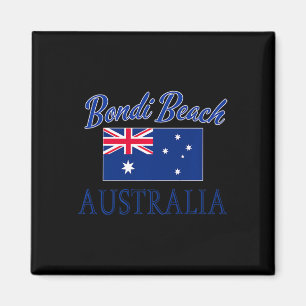 Bondi Beach Australië Vlag Magneet