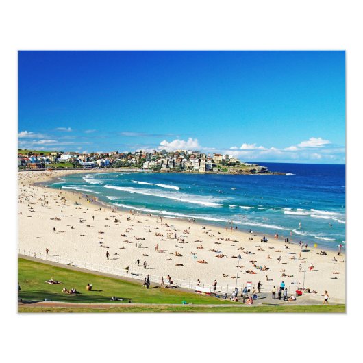 Bondi Beach Foto Afdruk (Voorkant)