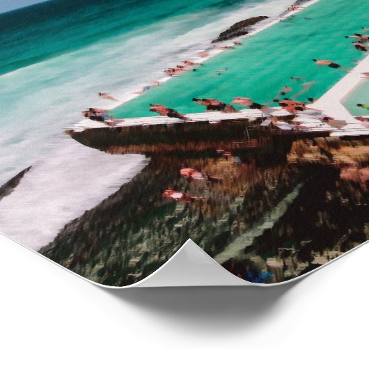 Bondi Beach Icebergs Pool - Poster (Coin)