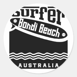 Bondi Beach Ronde Sticker