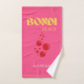 Bondi Beach, Rose (Serviette à main)