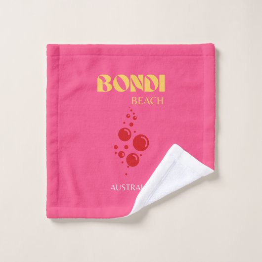 Bondi Beach, Rose (Gant de toilette)
