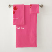 Bondi Beach, roze Bad Handdoek (Insitu)