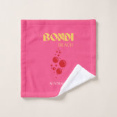 Bondi Beach, roze Bad Handdoek (Wasdoekje)