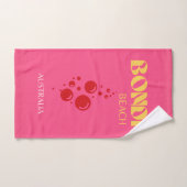 Bondi Beach, roze Bad Handdoek (Handdoek)
