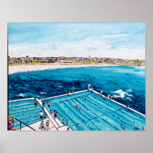 Bondi Icebergs Zomer Poster