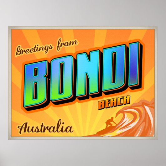 BONDI-poster Poster (Voorkant)