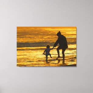 BONDI STRAND 24x36 Canvas Afdruk