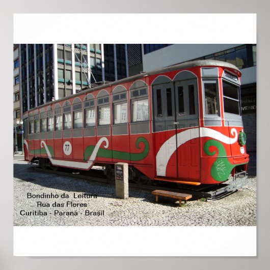 Bondinho da Leitura - Curitiba Poster (Voorkant)