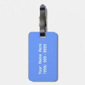 Bondje voor Fun Custom Bagagelabel (Achterkant verticaal)