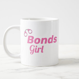 Bonds Girl Roze Handboeien Ik neem het plezier van Extra Grote Beker