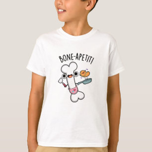 Bone Apetit Grappige Kookwoordspeling T-shirt