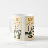 Bone Appétit Franse Bulldog Koffie Mok (Voorkant links)