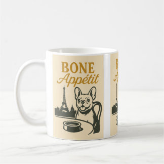 Bone Appétit Franse Bulldog Koffie Mok