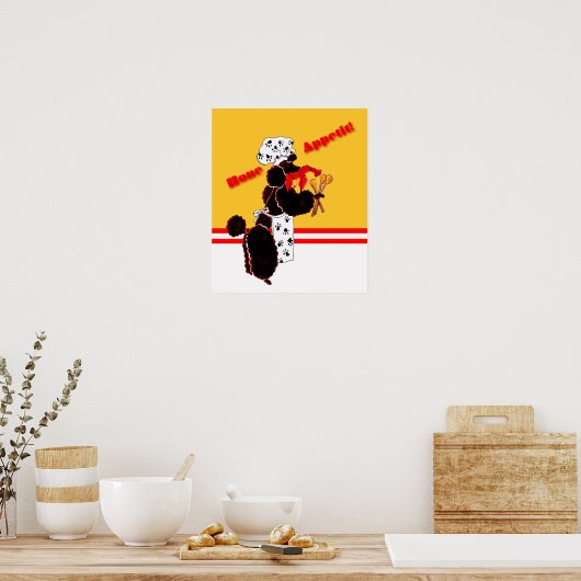 Bone Appetit Poster (Keuken)