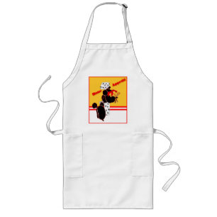 Bone Appetit Poster Apron Lang Schort