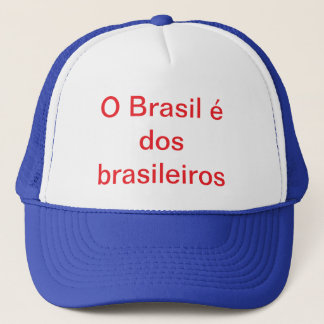 Boné Brasil dos brasileiros Trucker Pet
