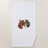 Bone Buccaneer - Funny Pirate Skull Strandlaken (Voorkant)