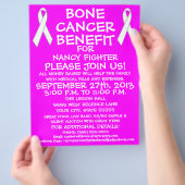 Bone Cancer Benefit Flyer (Hand)
