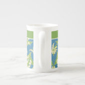Bone China Coffee Mug : Lys of the Valley, Bleu (Dos)