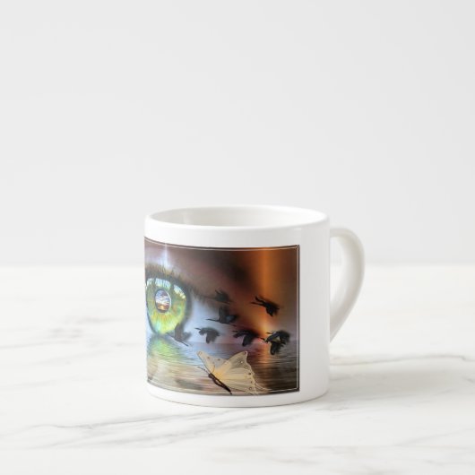 Bone China Espresso tasse (Devant droit)