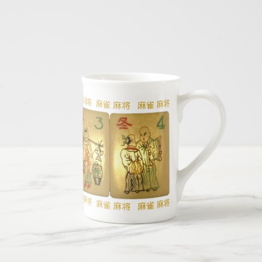 Bone China mok met seizoenstegels (Rechts)