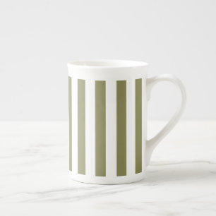 Bone China Mok-Stripes Porselein Kop