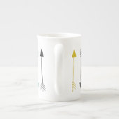 Bone China Mok - Tribale Arrows (Achterkant)