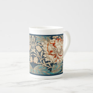 BONE CHINA MOK : WILLIAM MORRIS : HONEYSUCKLE