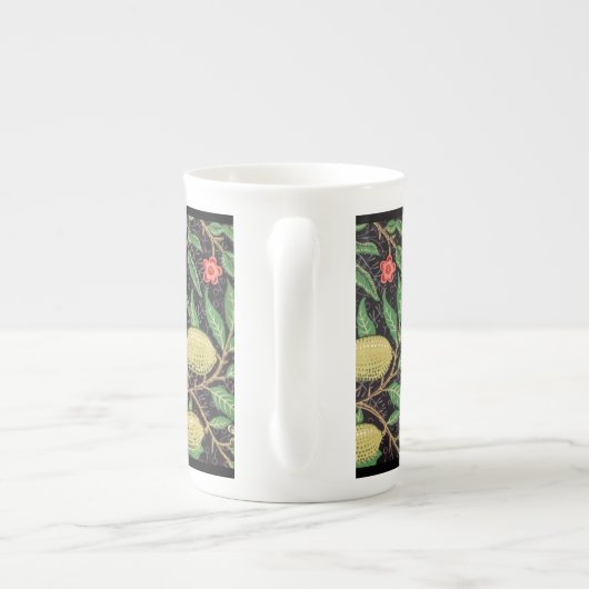 BONE CHINA MOK : WILLIAM MORRIS : POMEGRANATEN (Achterkant)