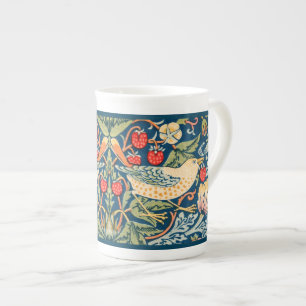 BONE CHINA MOK : WILLIAM MORRIS STRAWBERRY THIEVES