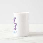 Bone China Mug - Là où il y a une roue (Devant)