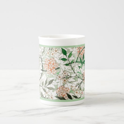 BONE CHINA MUG : WILLIAM MORRIS : JASMINE (Devant)
