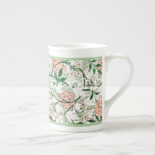 BONE CHINA MUG : WILLIAM MORRIS : JASMINE (Droite)