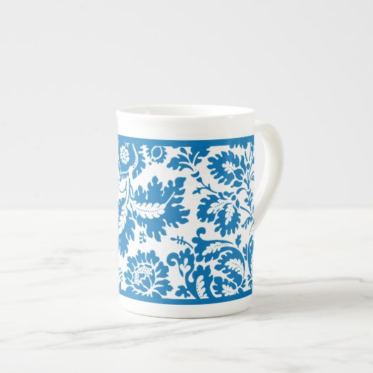 BONE CHINA MUG : WILLIAM MORRIS : MOTIF VÉNITIEN (Devant droit)