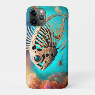 Bone Fish Swimming through the Coral iPhone 11 Pro Hoesje