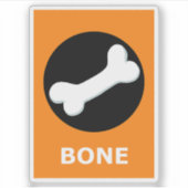 BONE Halloween Sticker (Devant)
