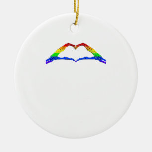Bone Hands Heart Classic Keramisch Ornament