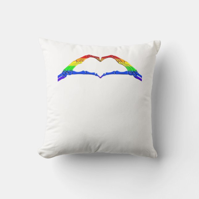 Bone Hands Heart Classic Kussen (Voorkant)