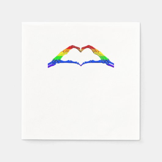 Bone Hands Heart Classic Servet (Voorkant)