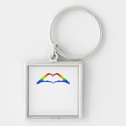 Bone Hands Heart Classic Sleutelhanger (Voorkant)