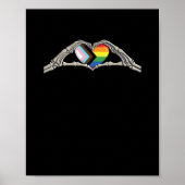 Bone Hands Heart Pride Progress Poster (Voorkant)