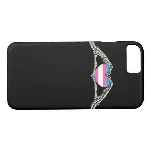 Bone Hands Heart Transgender Gothic Case-Mate iPhone Case (Achterkant (Horizontaal))