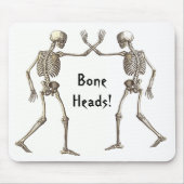 Bone Head Skeletons Mousepad Muismat (Voorkant)