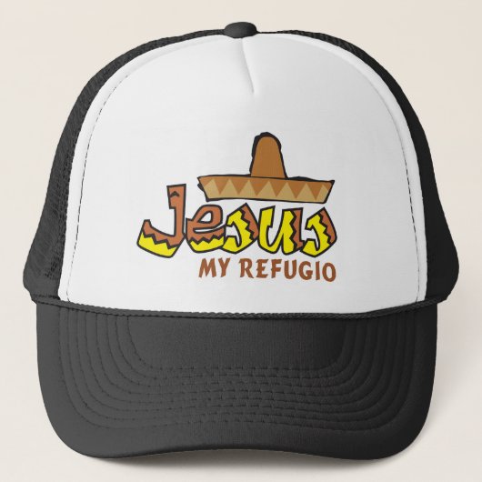 Bone Jesus my refugio Trucker Pet (Voorkant)