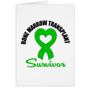 Bone Marrow Transplant Survivor Heart Ribbon