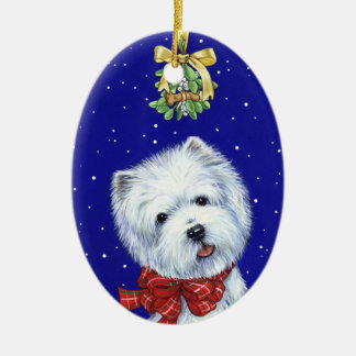 Bone Noel Westie Ornament van Borgo